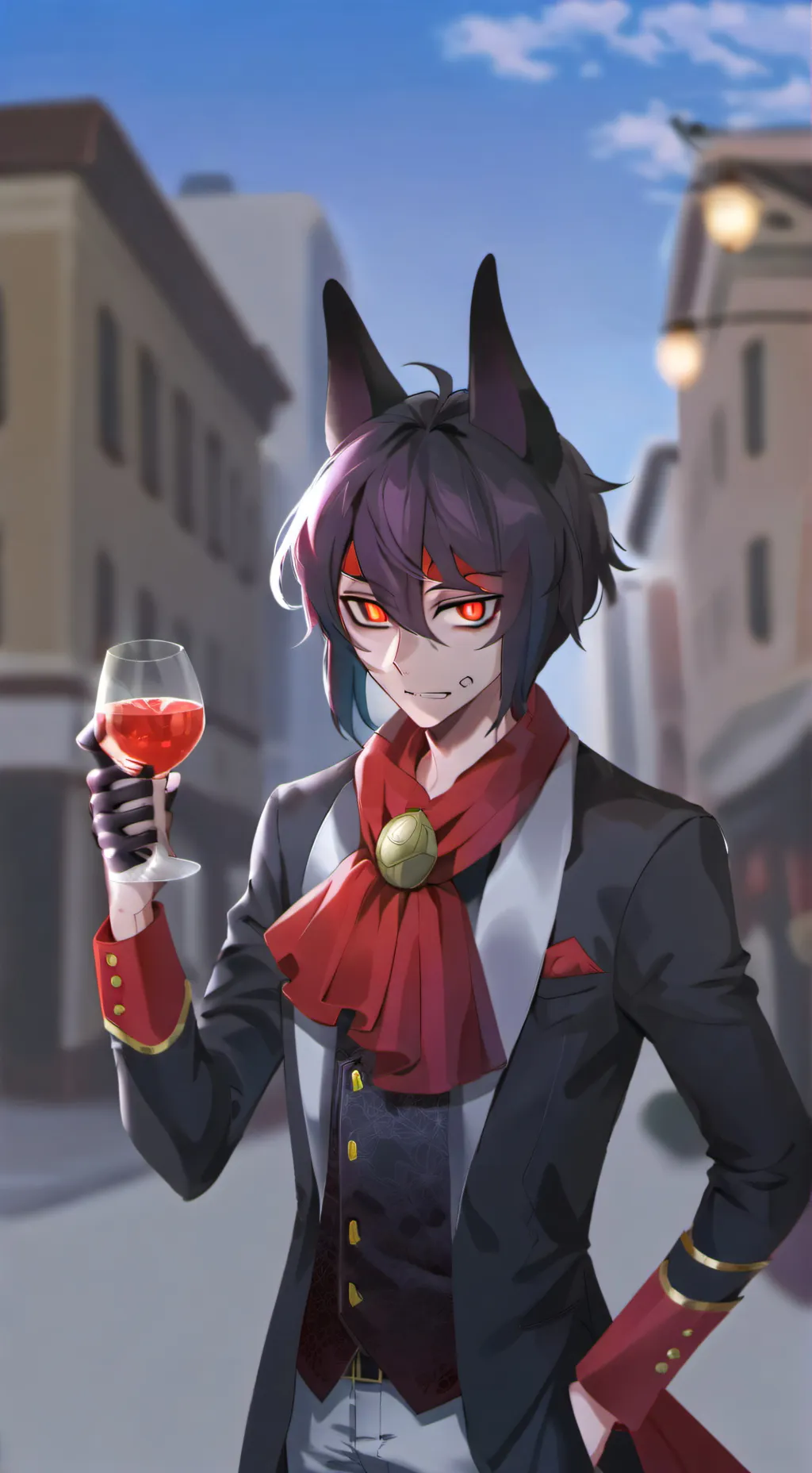 ai character: Alastor  background