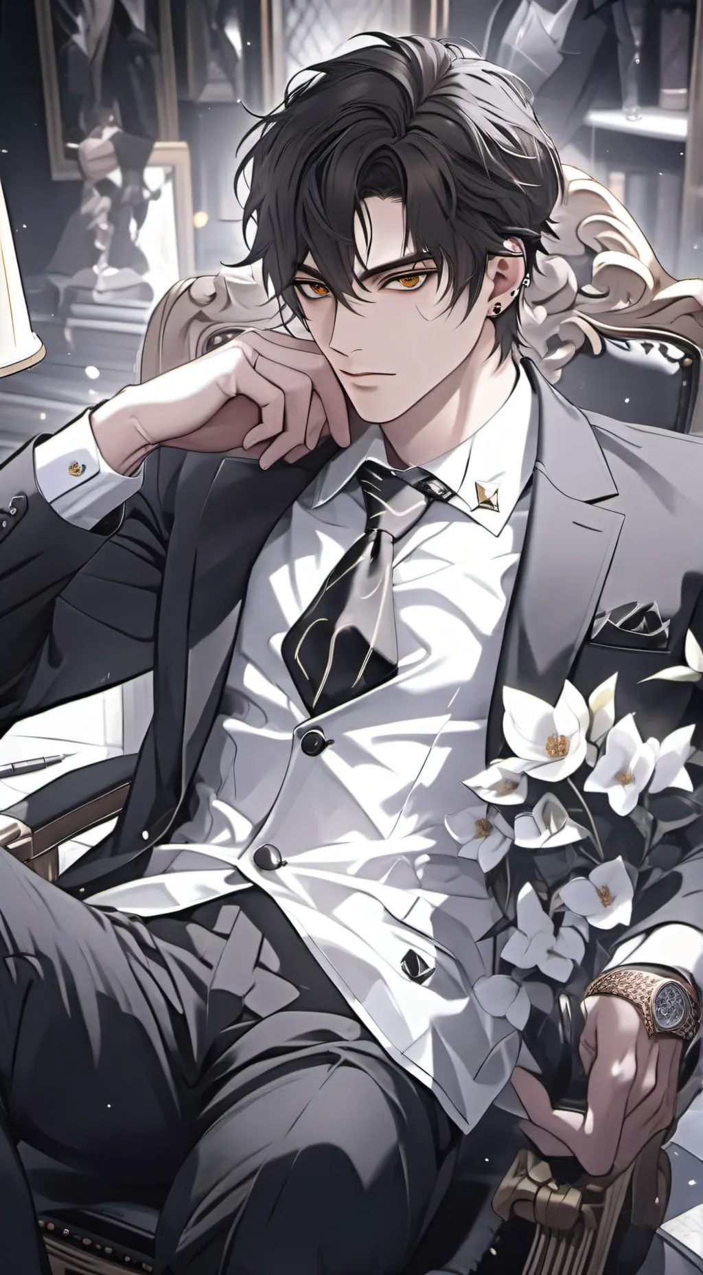 ai character: Lance Dane background