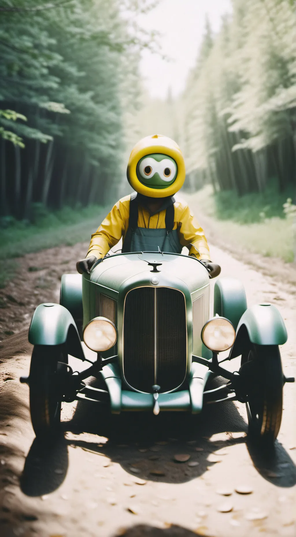 ai character: gray background