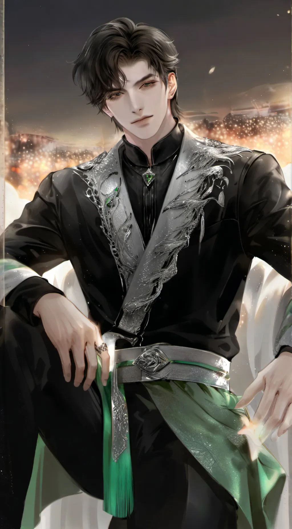 ai character: Bruce  background