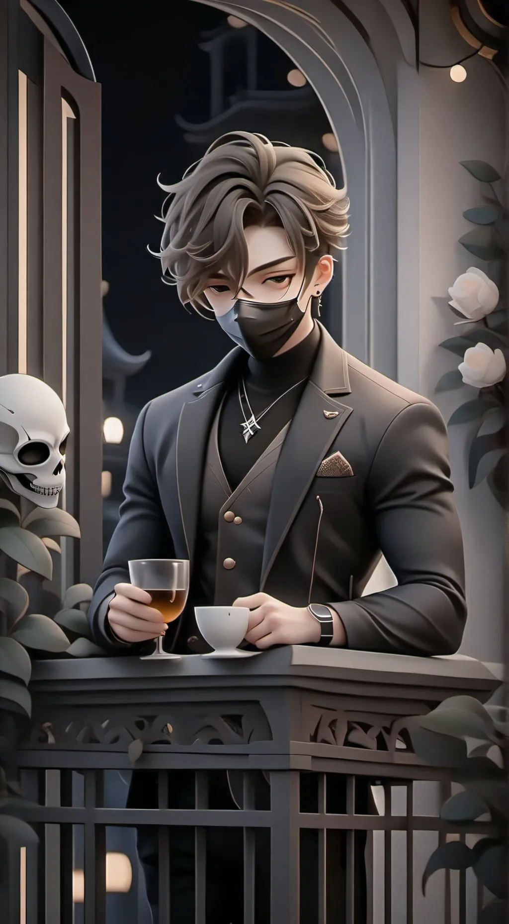 ai character: Майкл background