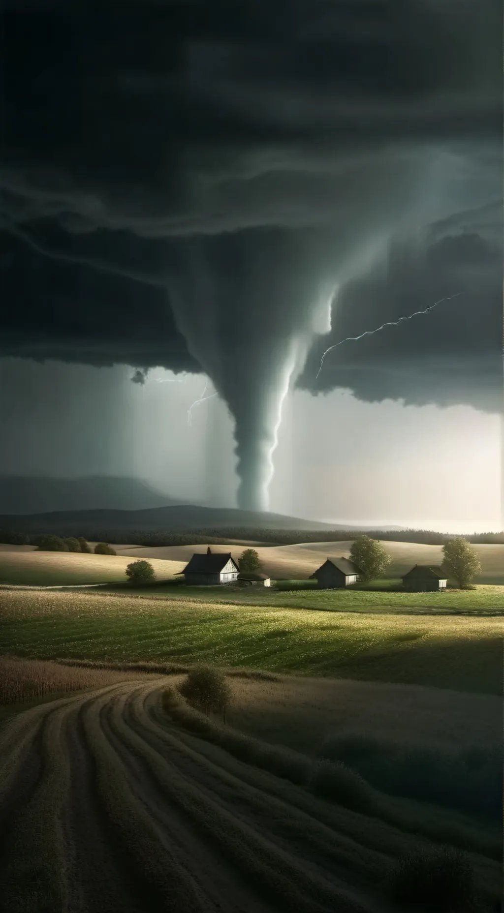 ai character: tornado background