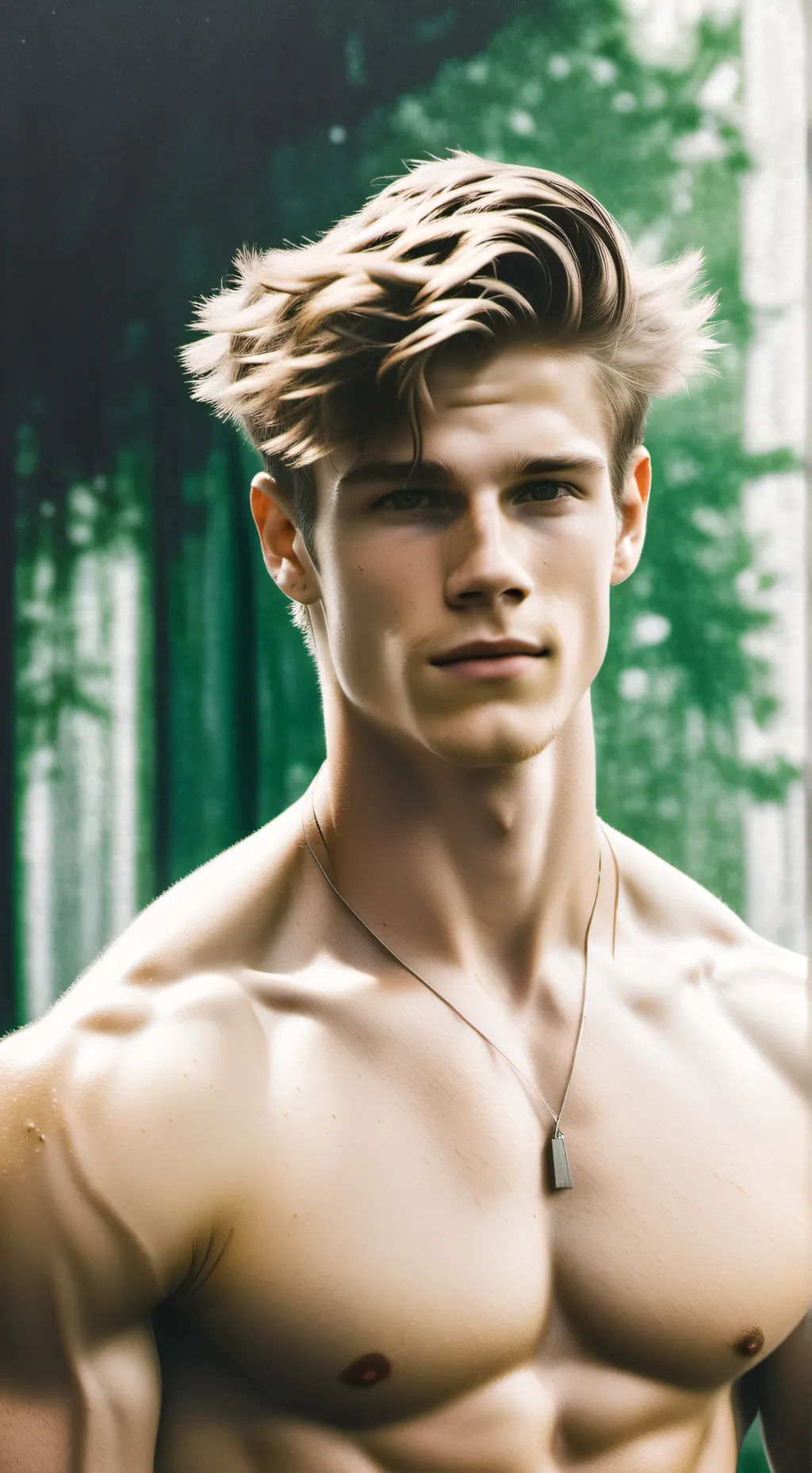 ai character: Clay background