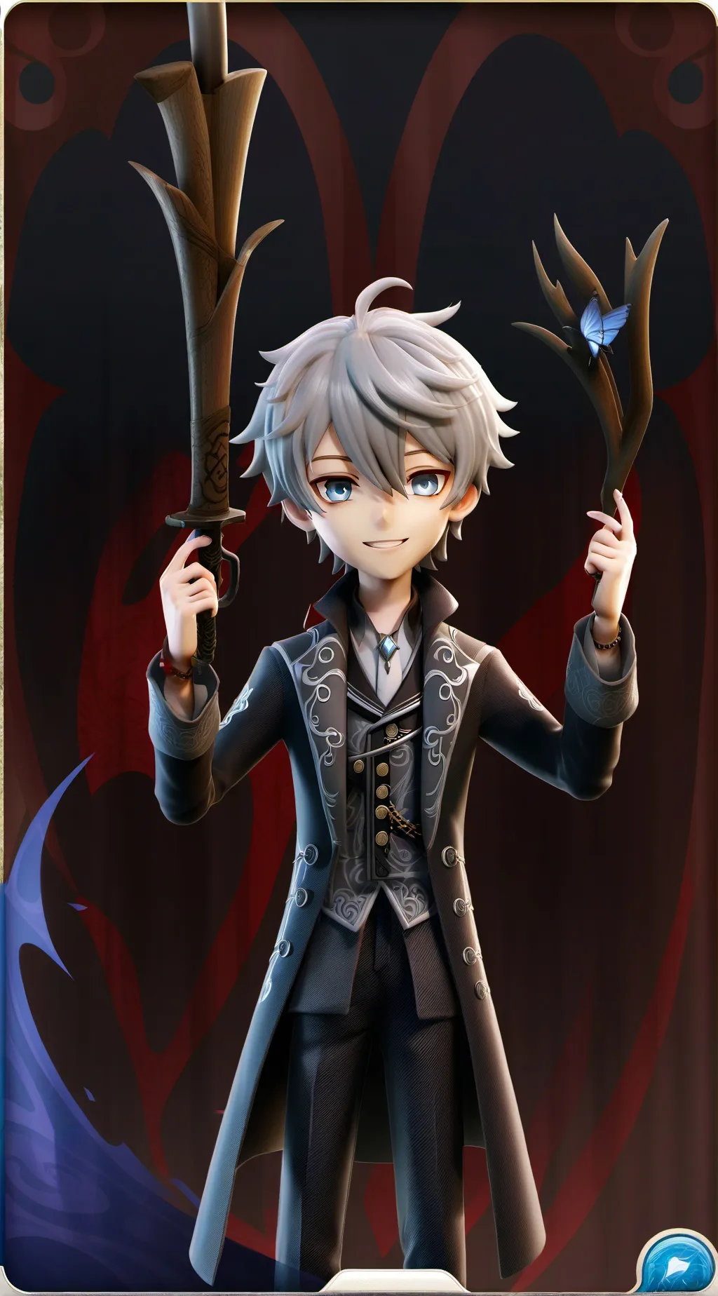 ai character: James Ryan  background