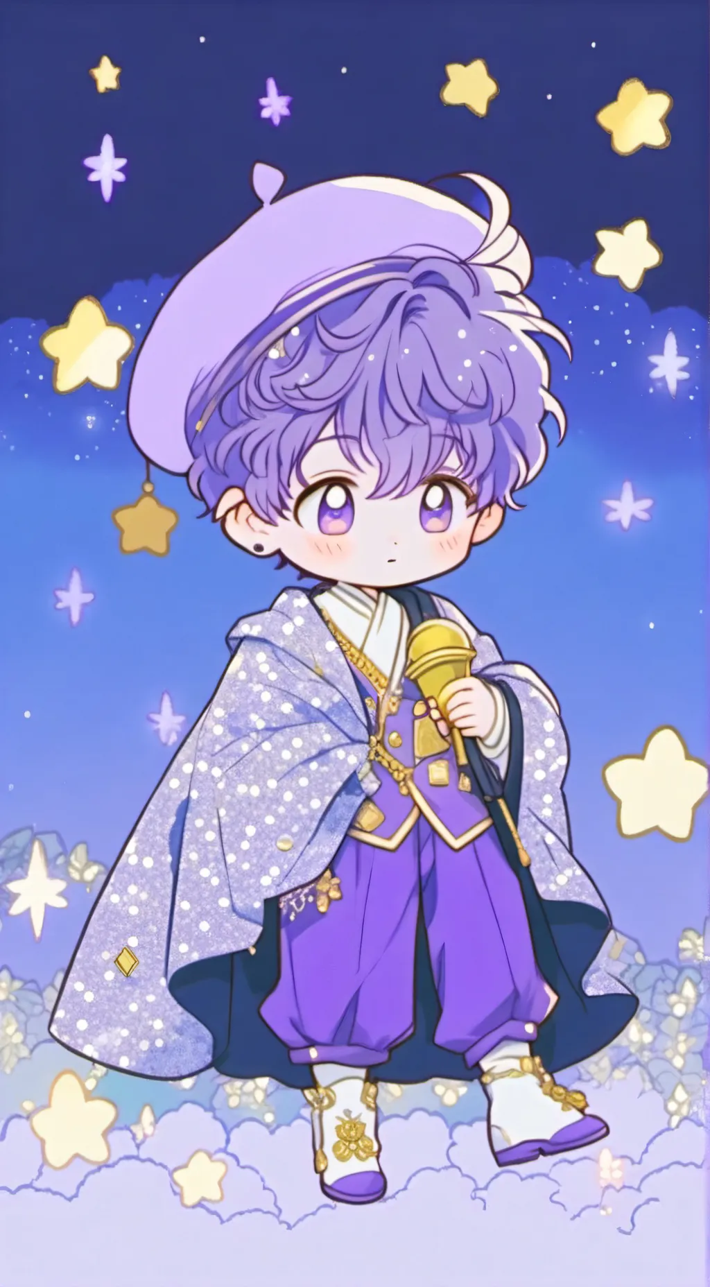 ai character: lunar background