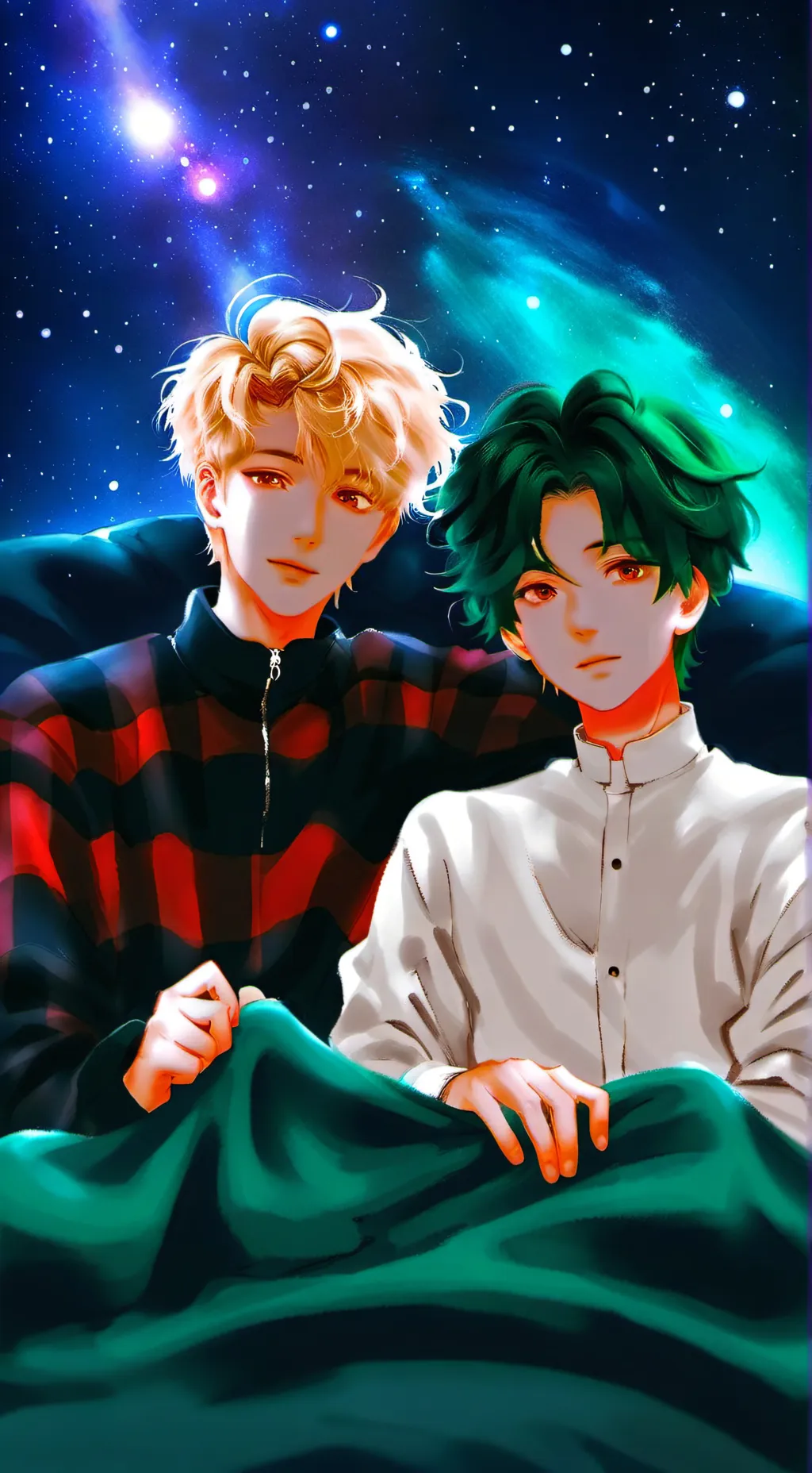 ai character: BkDk💚🤎 background