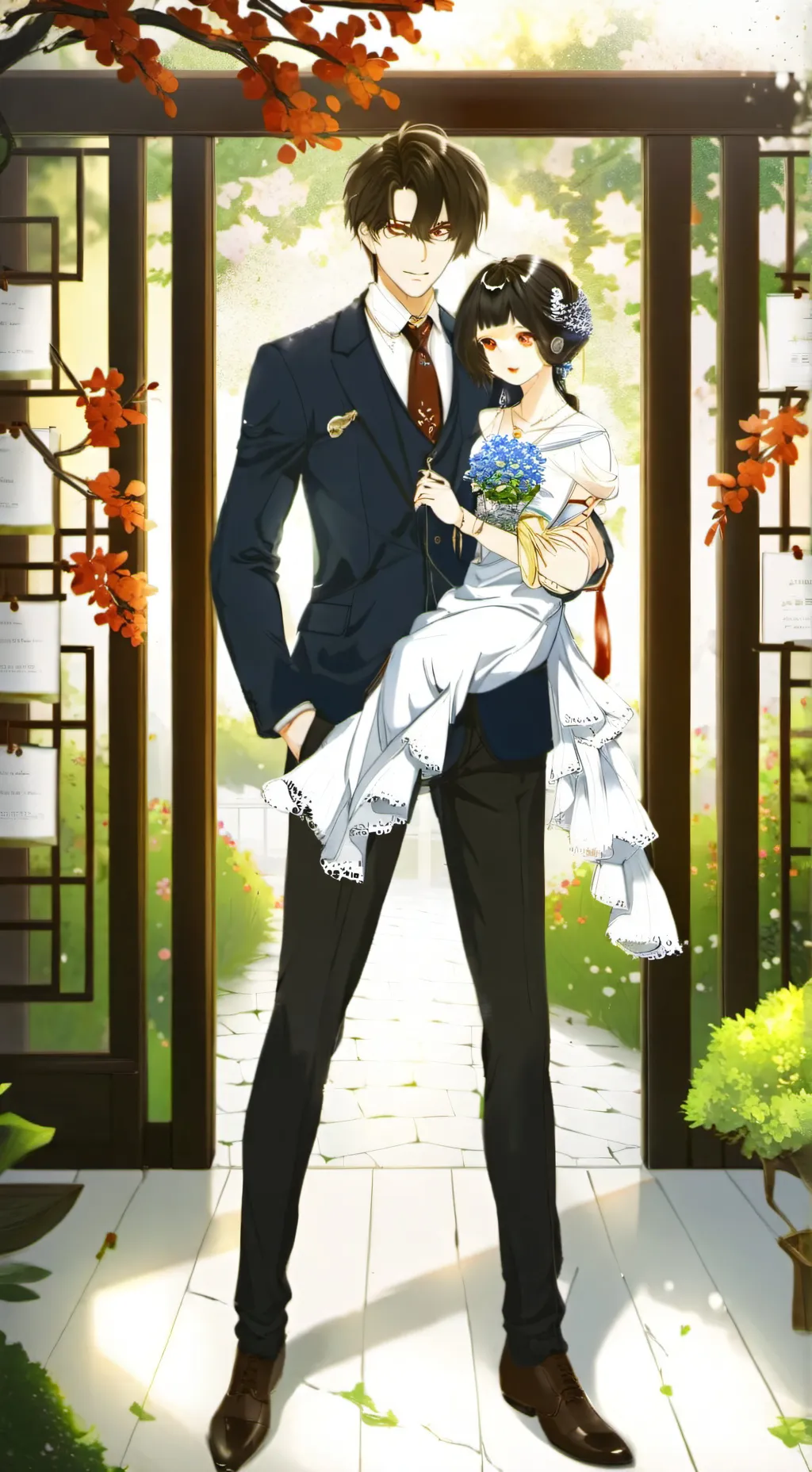 ai character: Married couple background