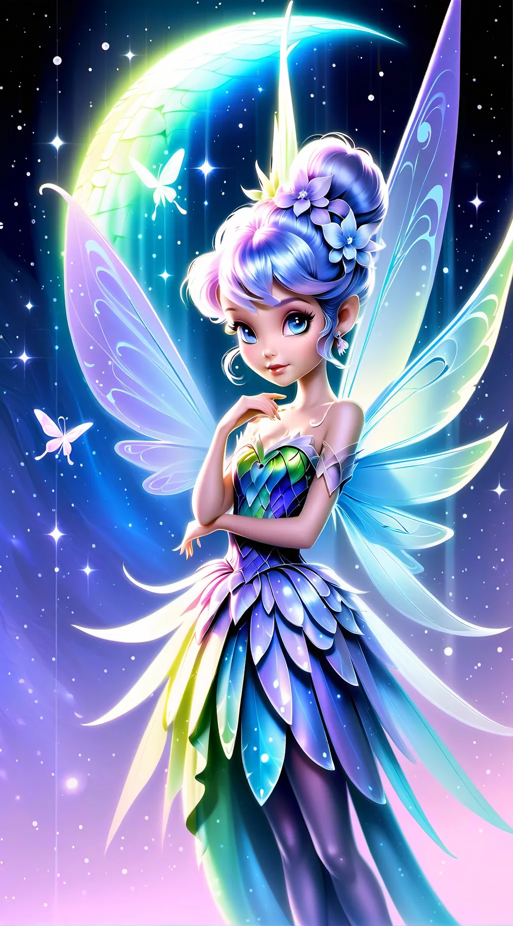 ai character: Disney fairies background