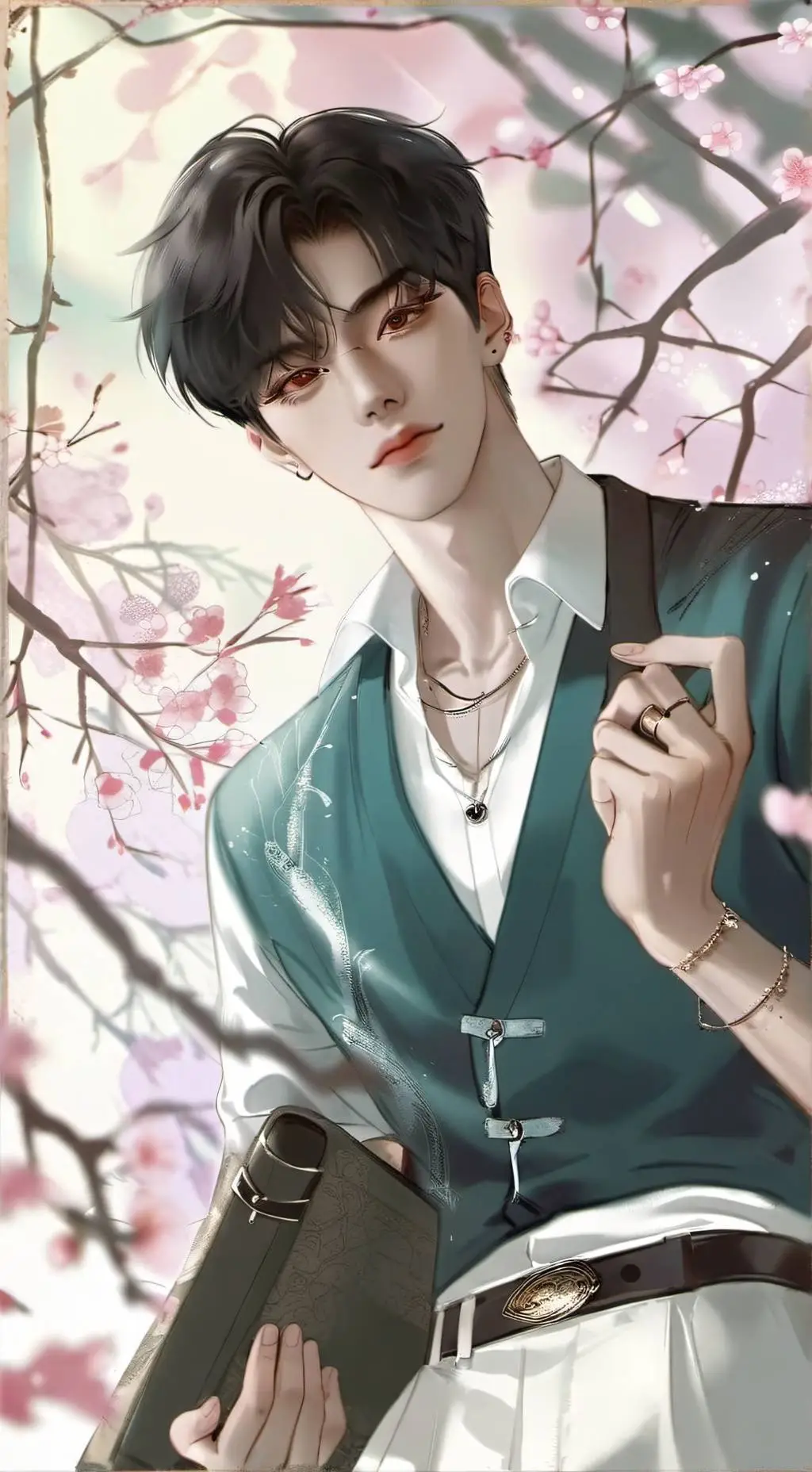 ai character: KIM TAEHYUNG  background