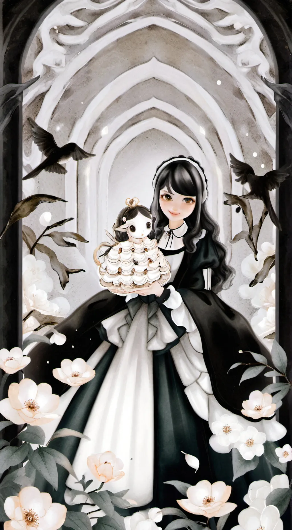 ai character: Marinette background