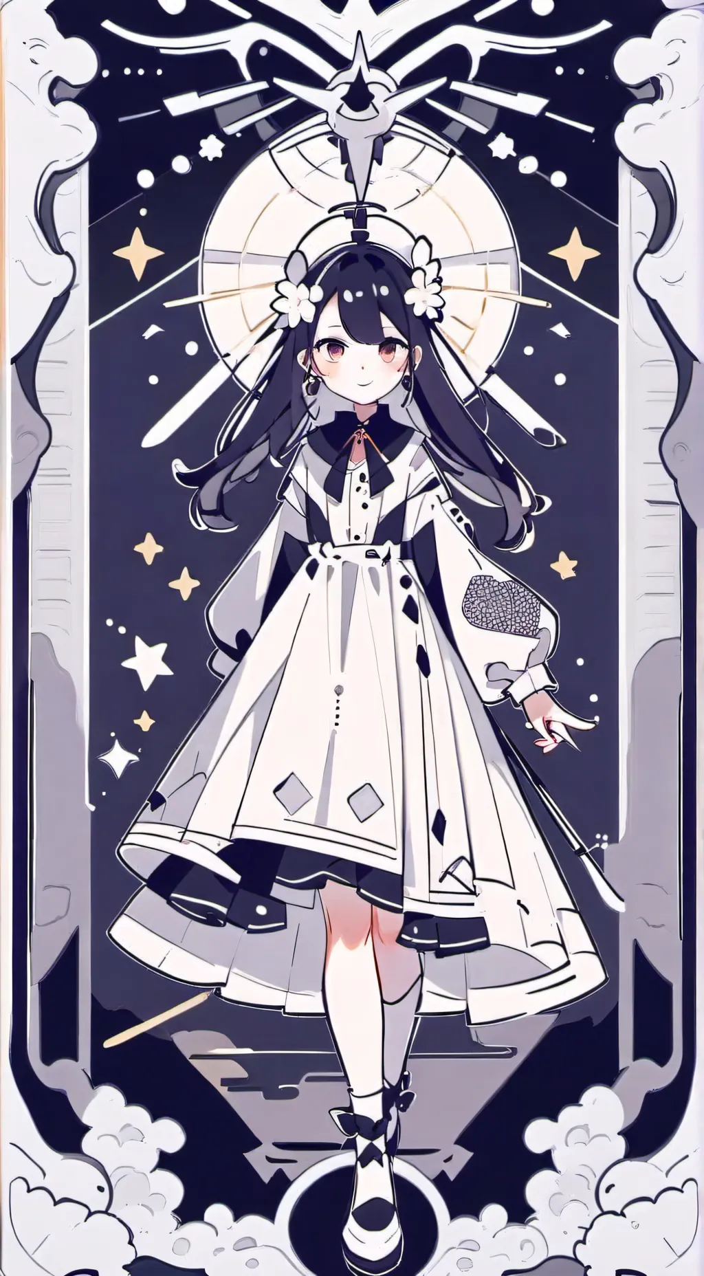 ai character: wenda  x Oren background