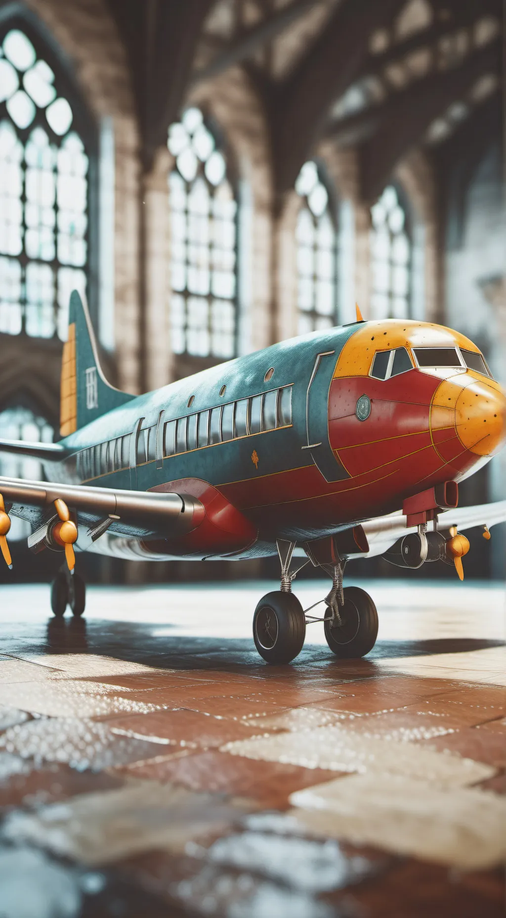 ai character: HOGWARTS AIRLINE background