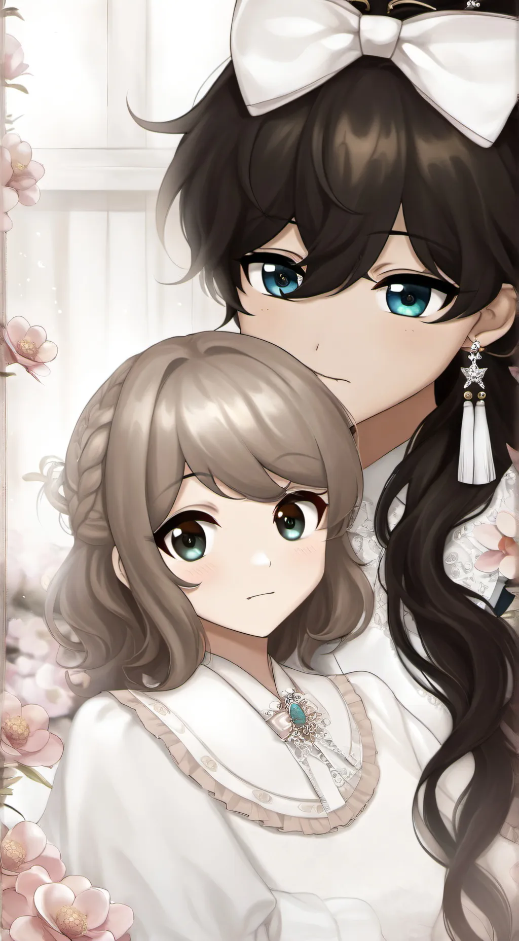 ai character: Kiko and kim night background