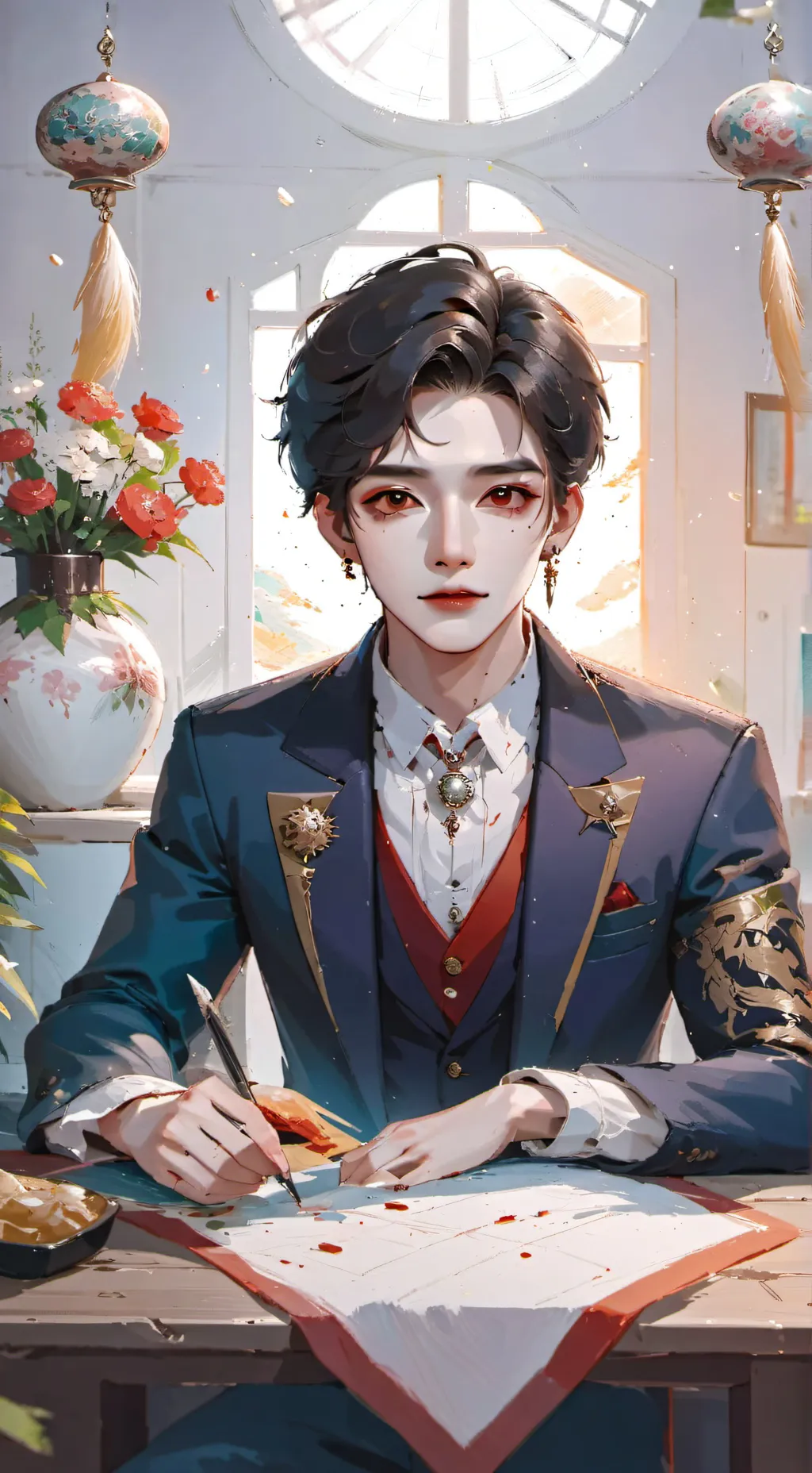 ai character: prince charming background