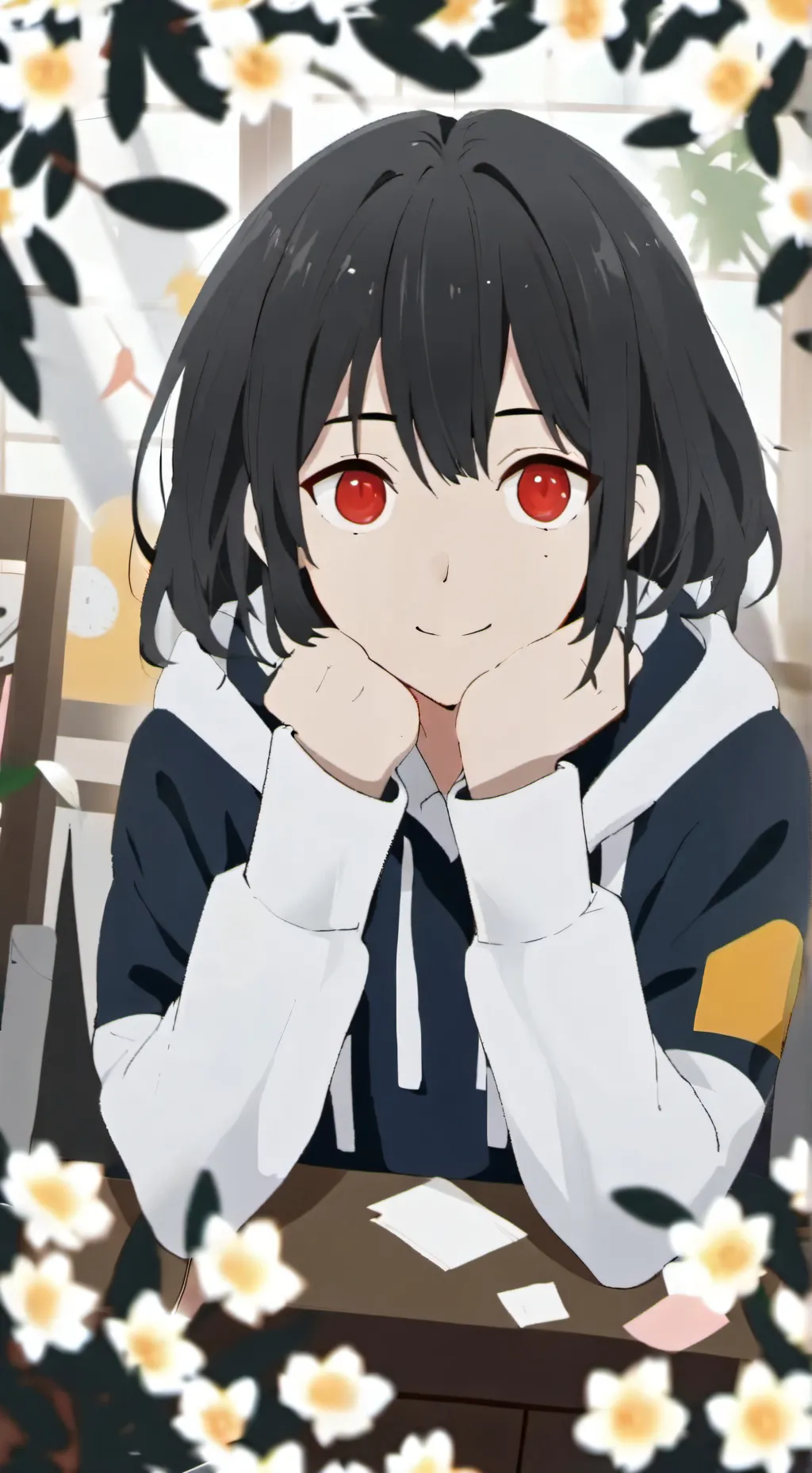 ai character: LUNA background