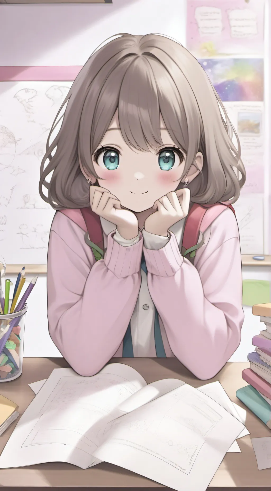 ai character: Friend group  background