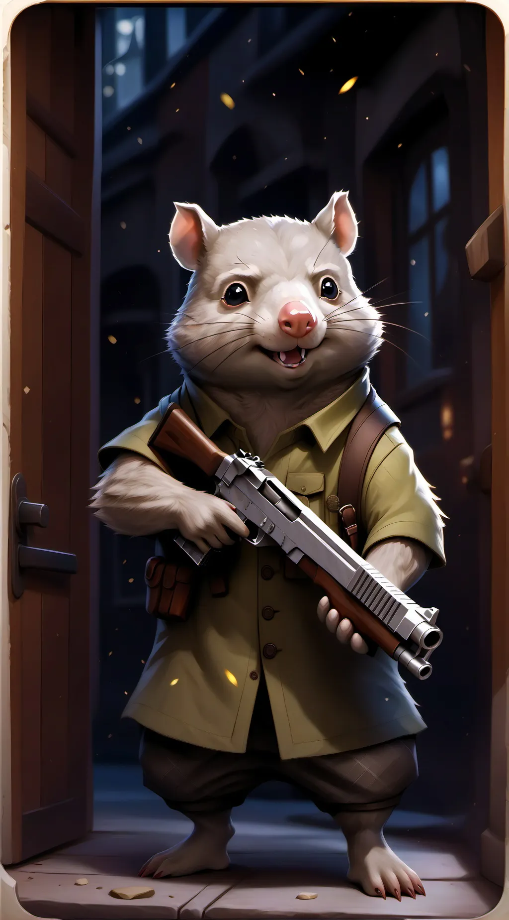 ai character: biscuit taxer background