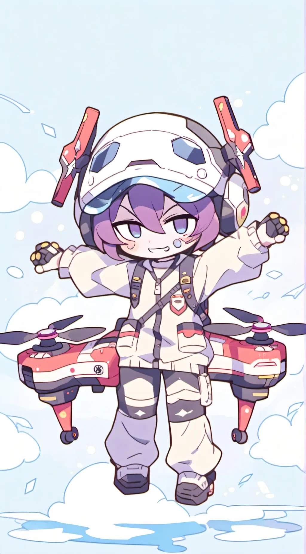 ai character: uzi background