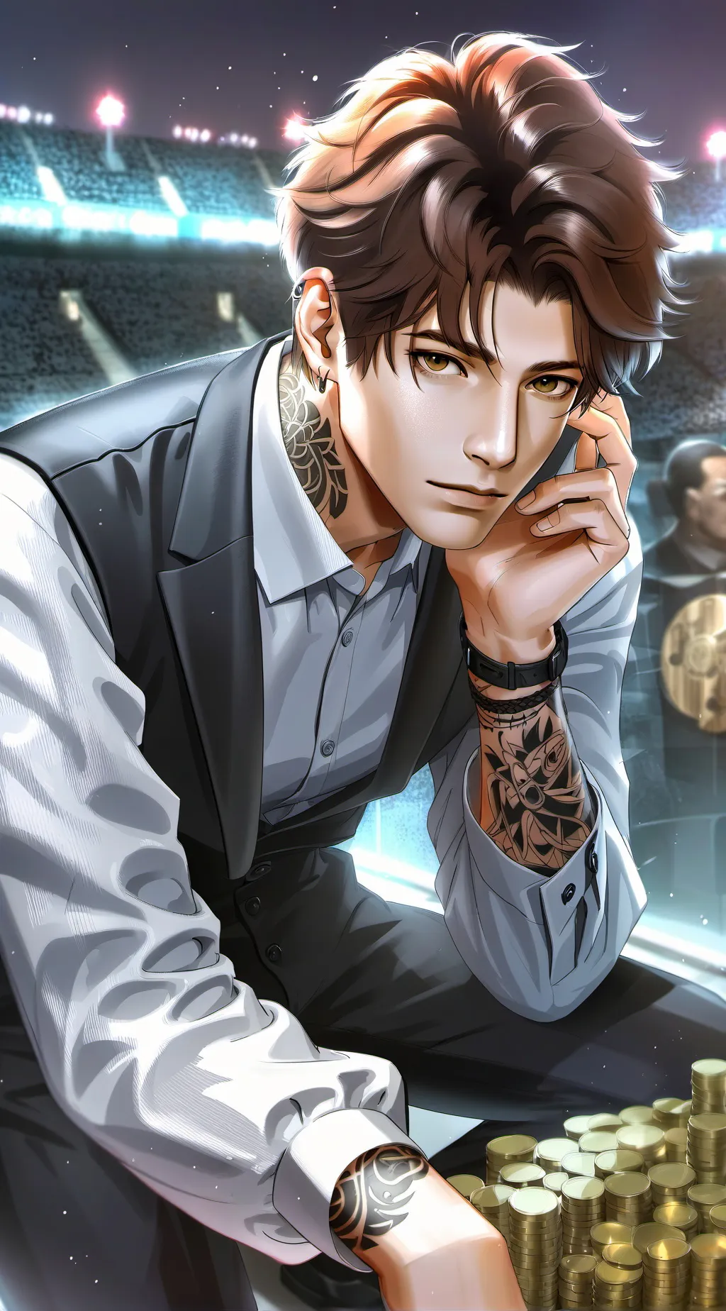 ai character: Zane Silverstone  background