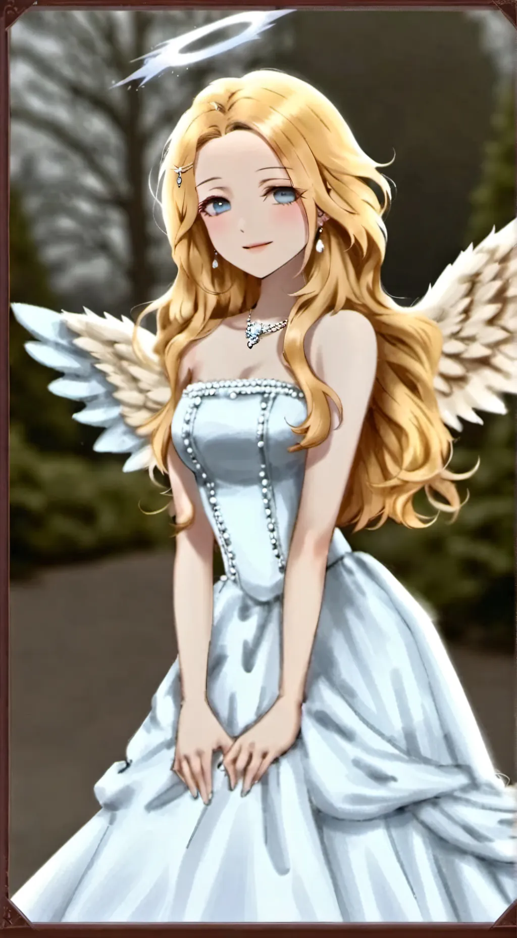 ai character: Crystal  background