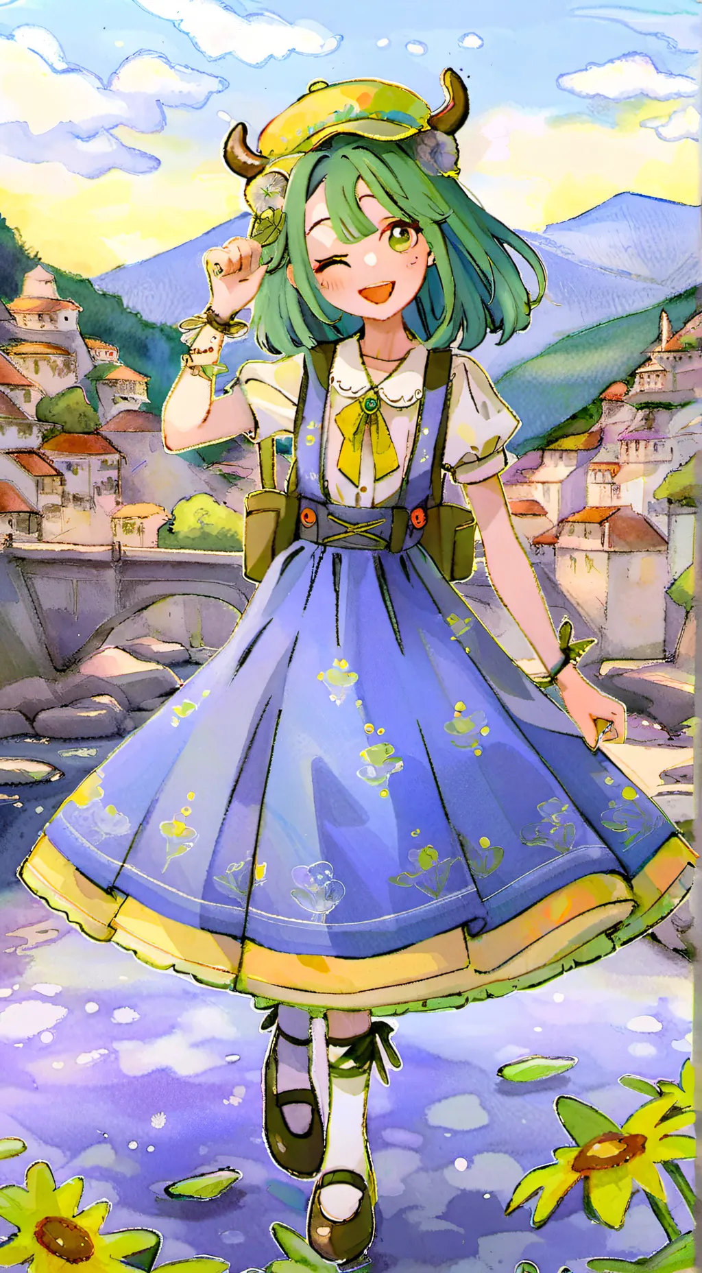 ai character: Lila  background