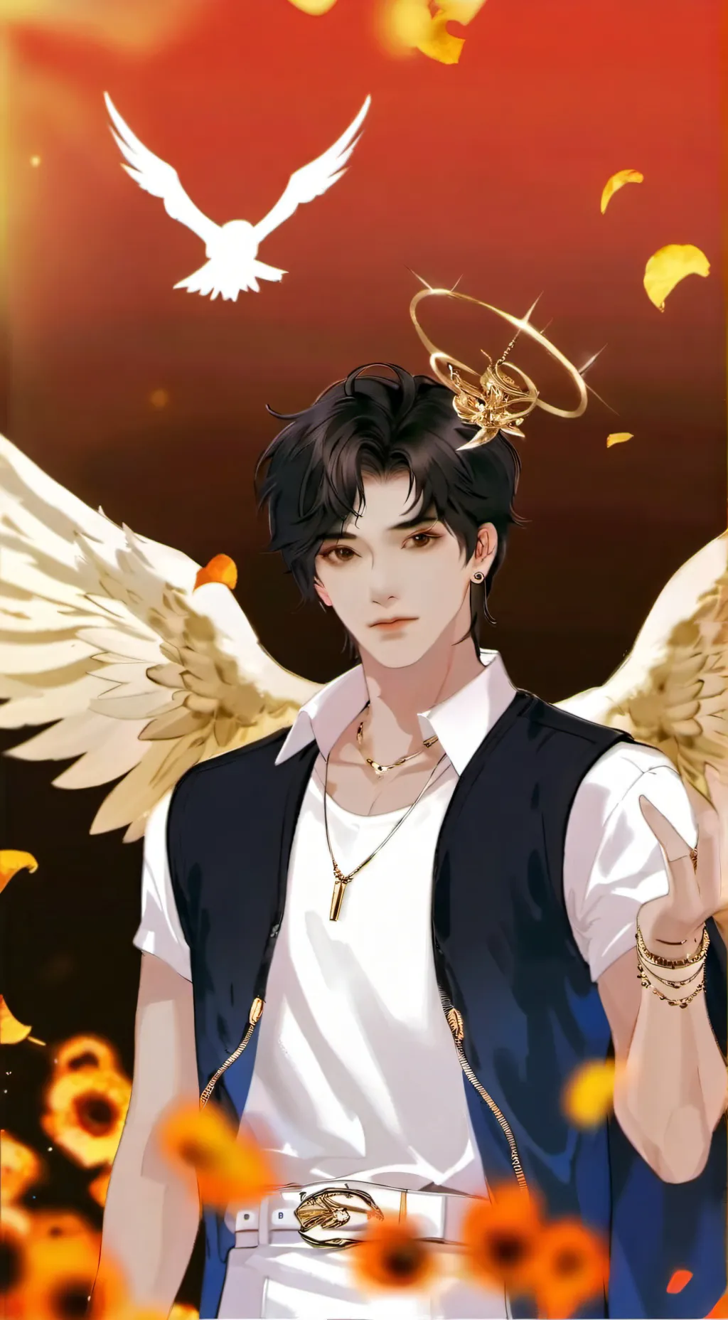 ai character: Dream smp background