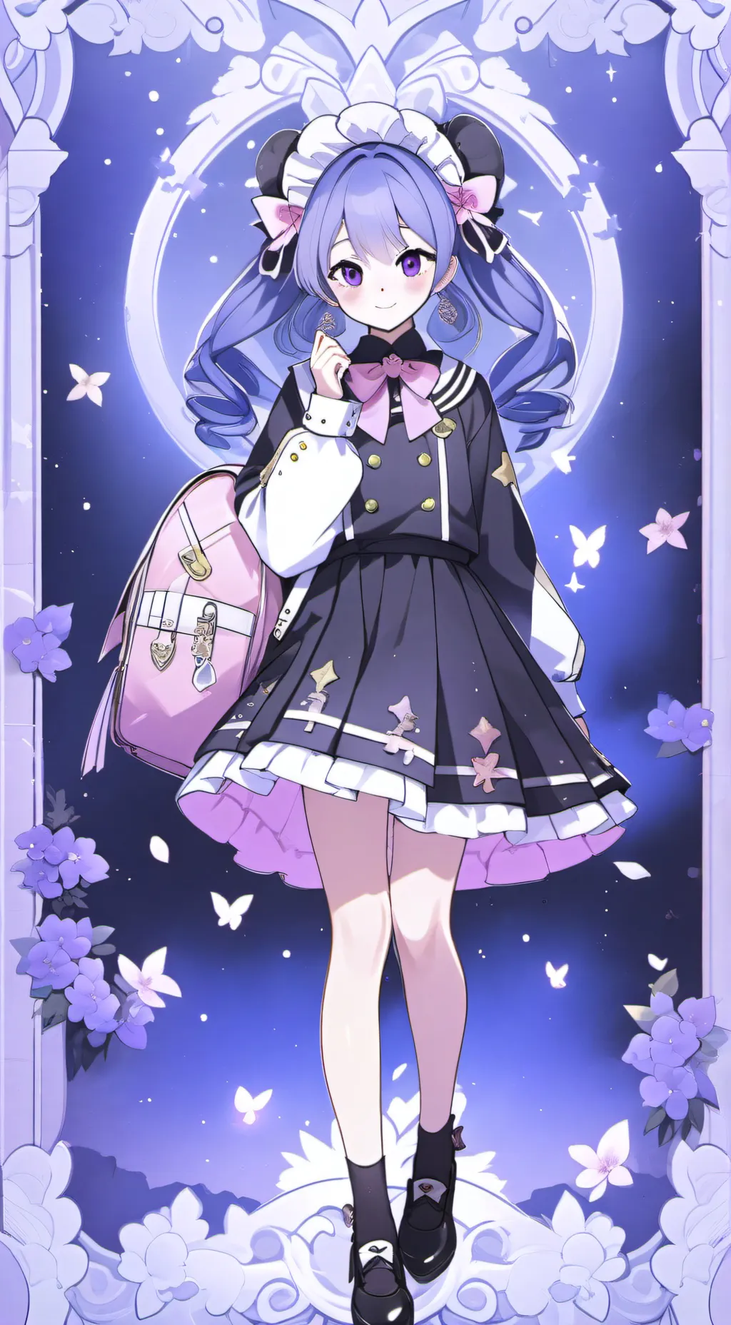 ai character: School 💅 background