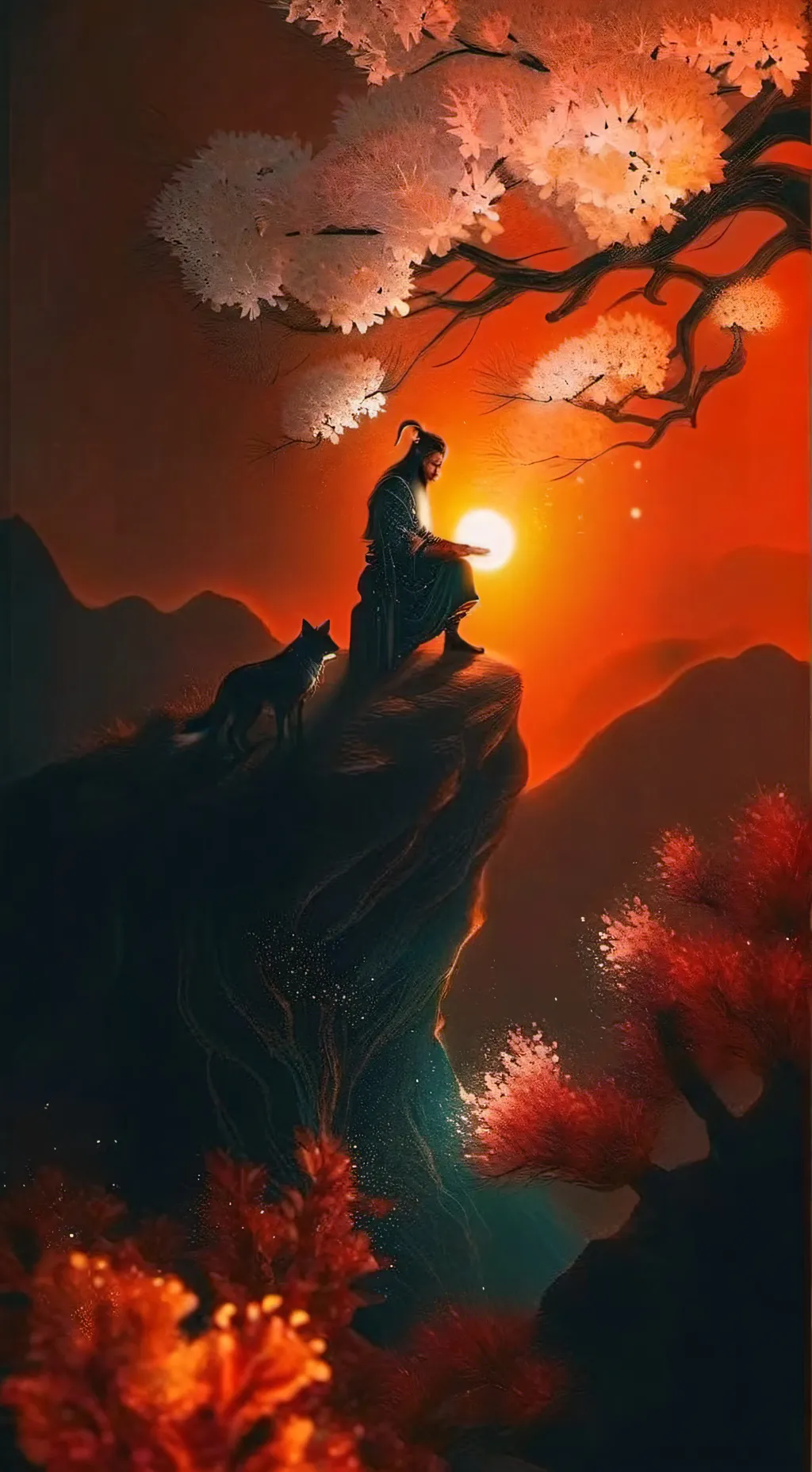 ai character: Leonardo background