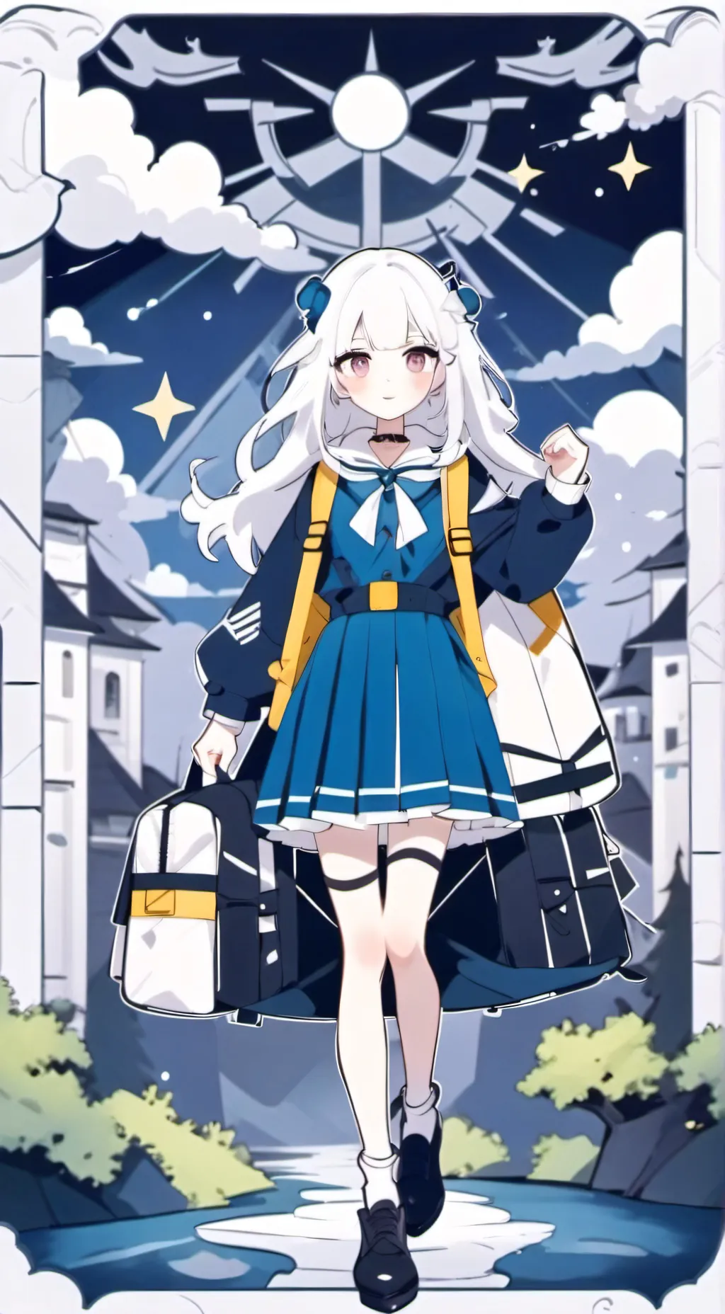 ai character: all boys school background