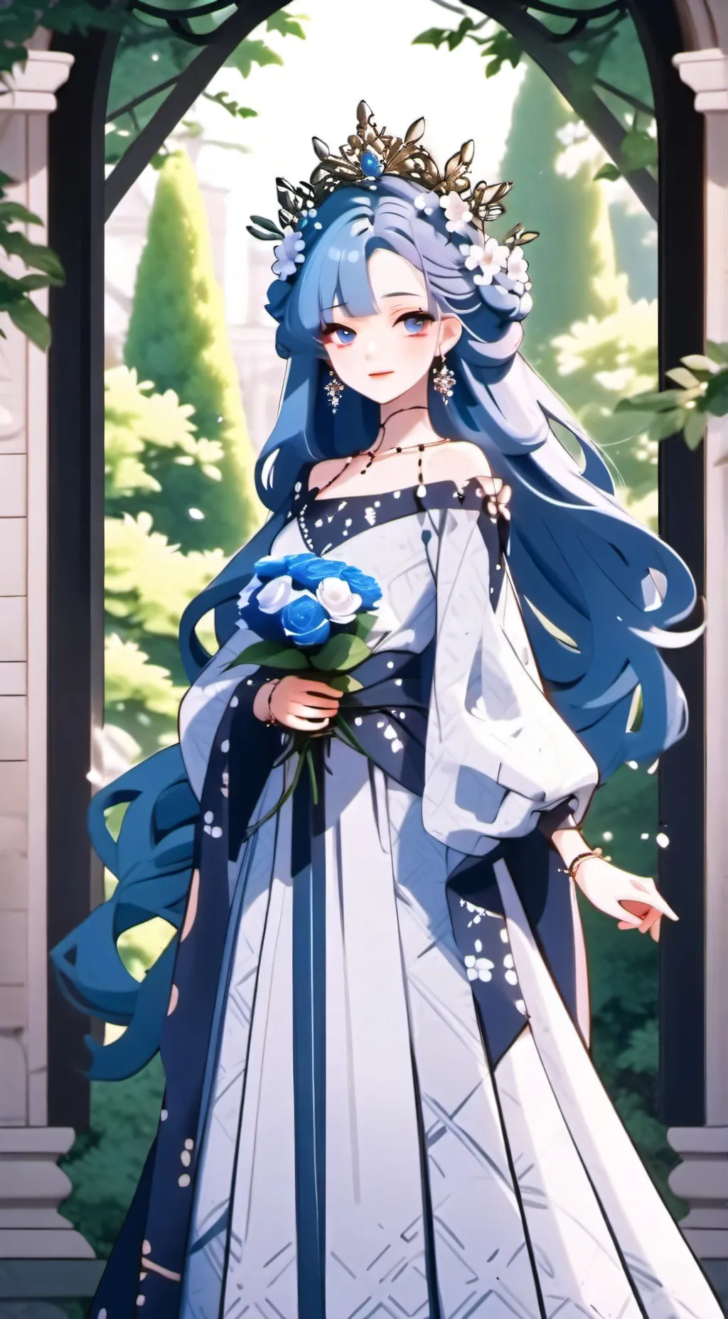 ai character: MHA lost princess background