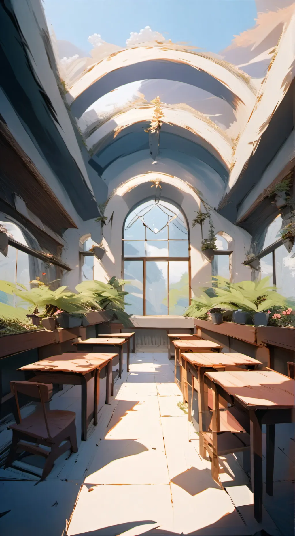 ai character: Sunset X Westwood  background