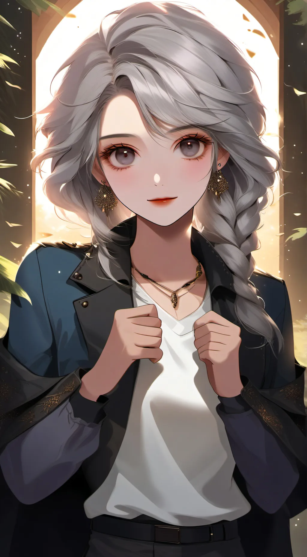 ai character: Lily  background