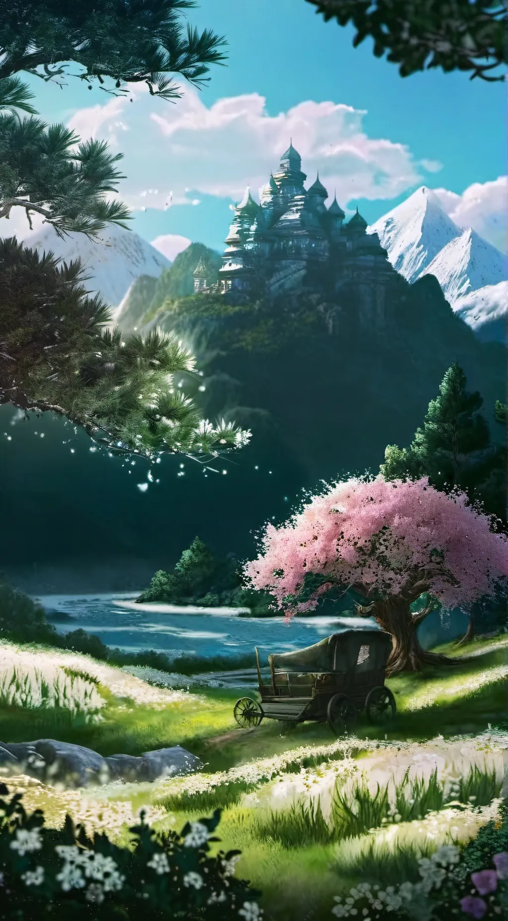 ai character: Lost in realm background