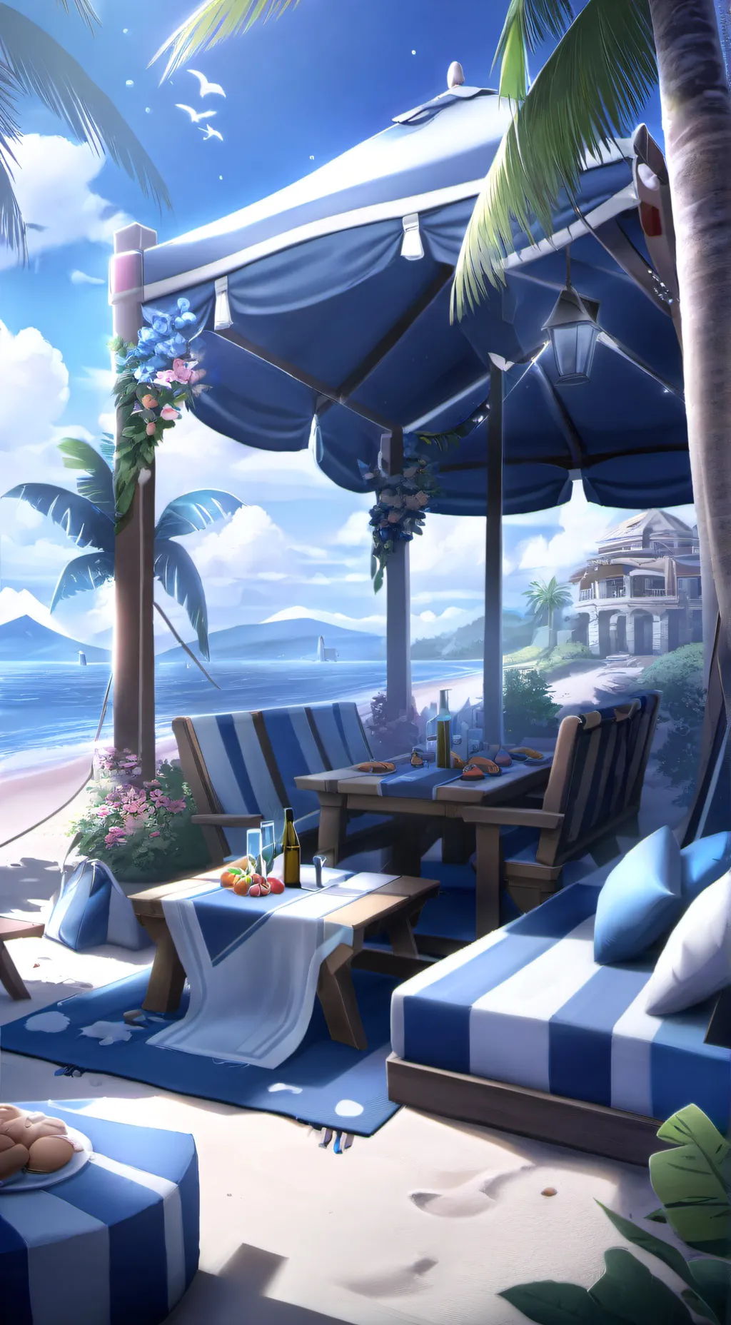 ai character: midsummers background