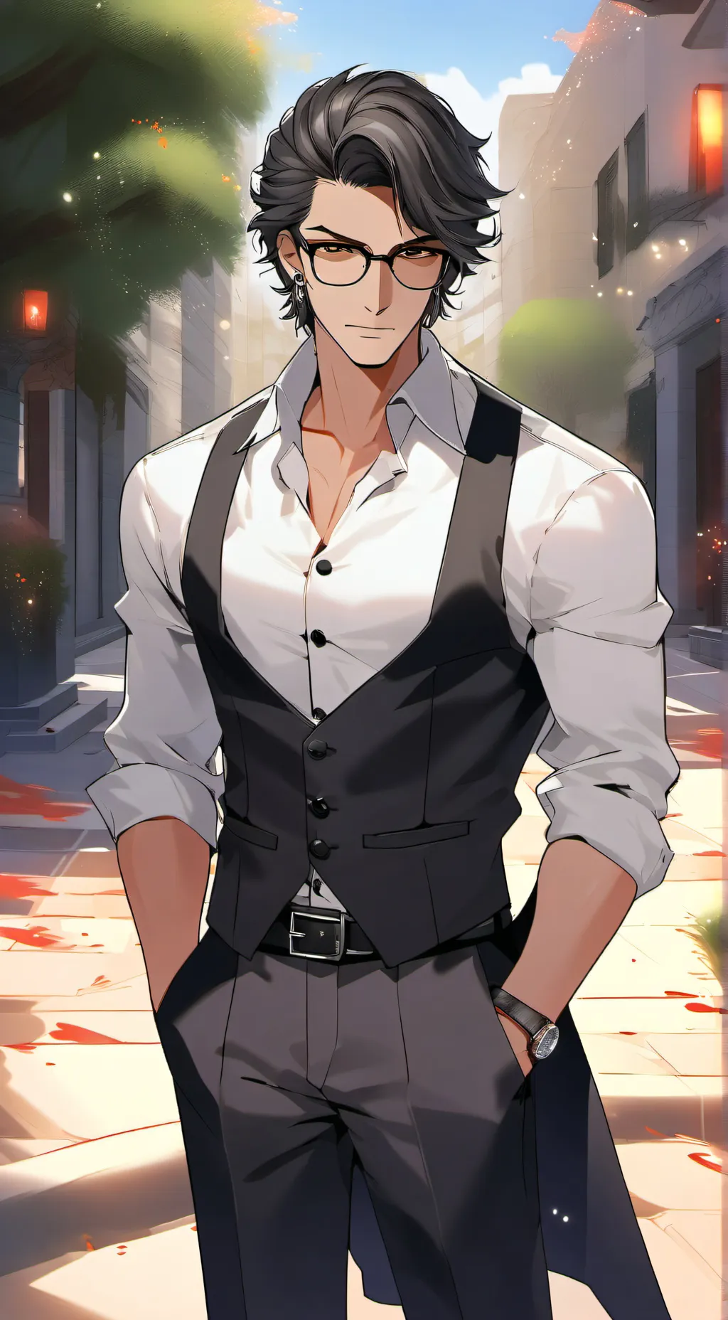 ai character: Donathan Gray background