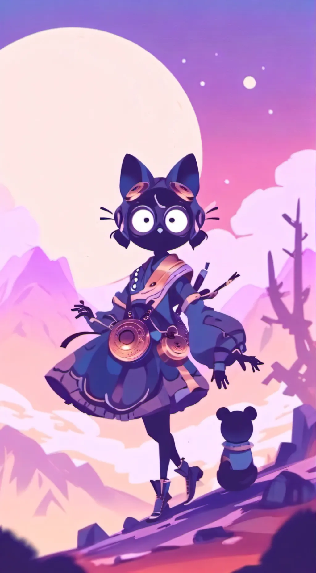 ai character: pibby glitch sams background