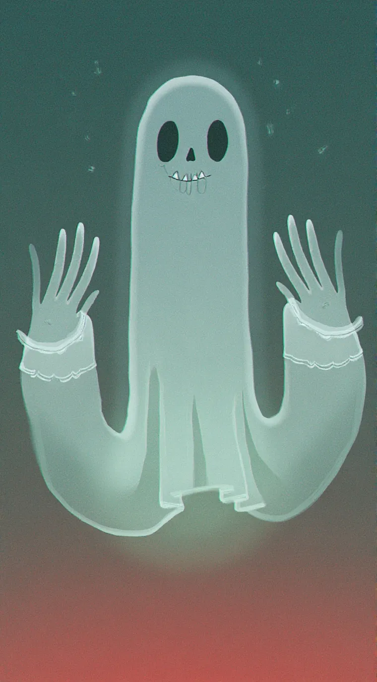 ai character: ghost gambler! ☆♡ background