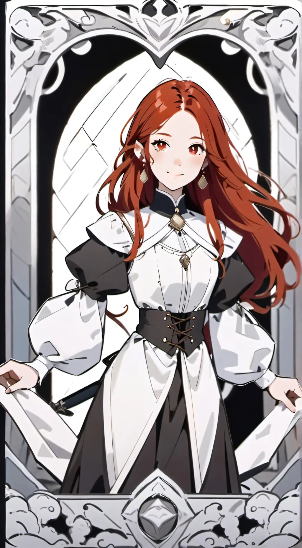 ai character: Luna background