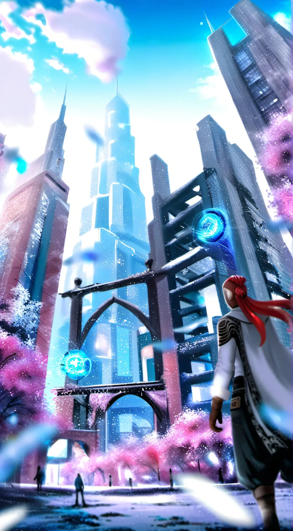 ai character: testing background