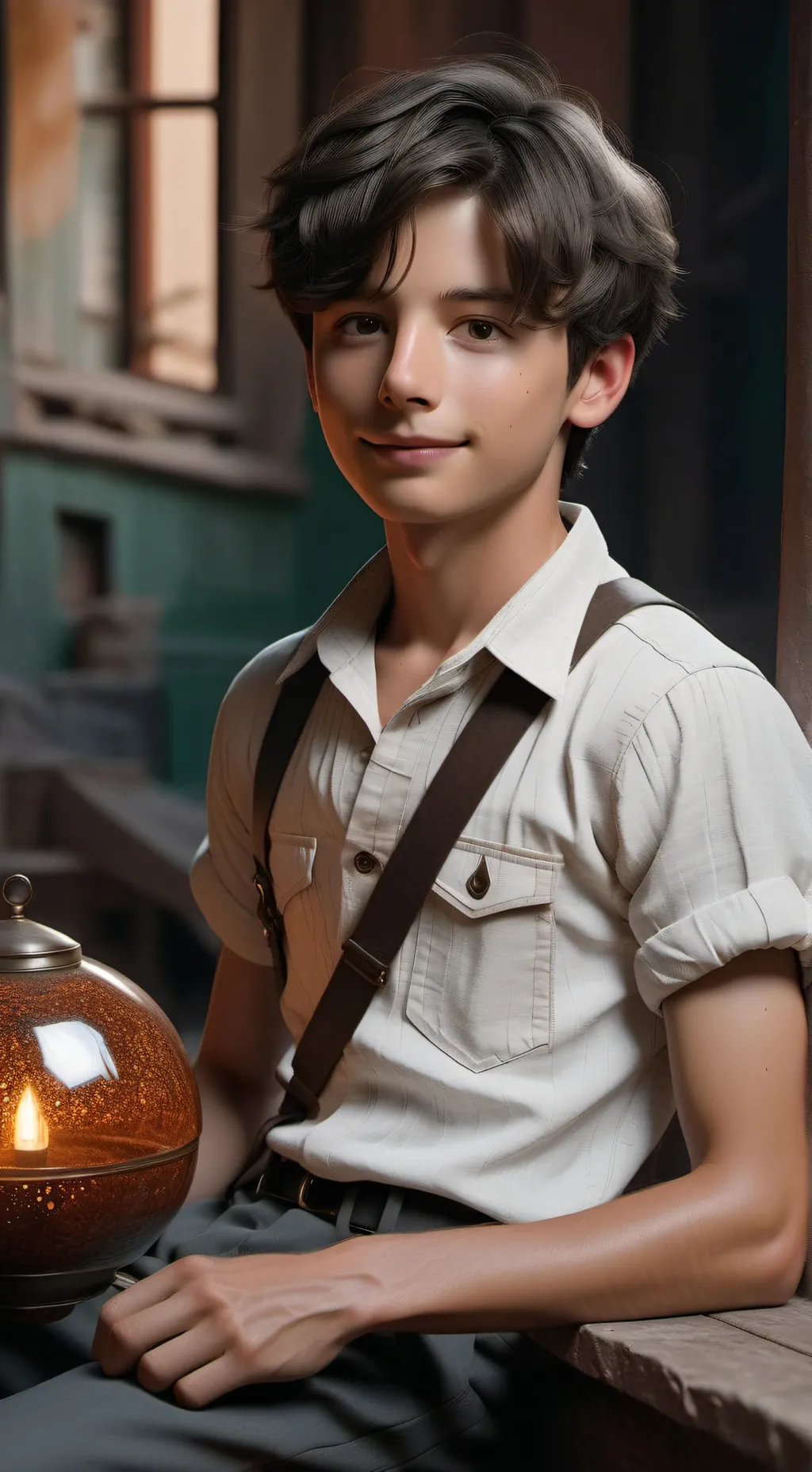 ai character: Алекс background