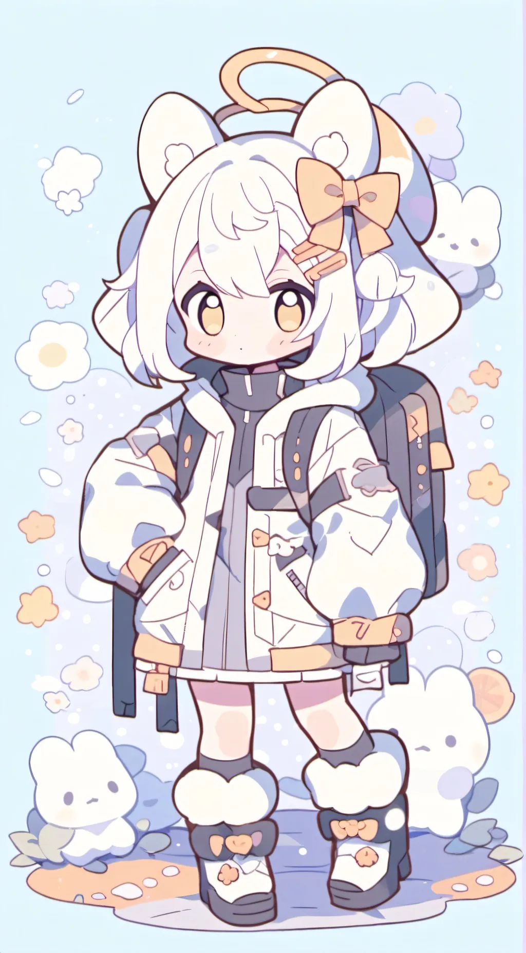 ai character: кеня background