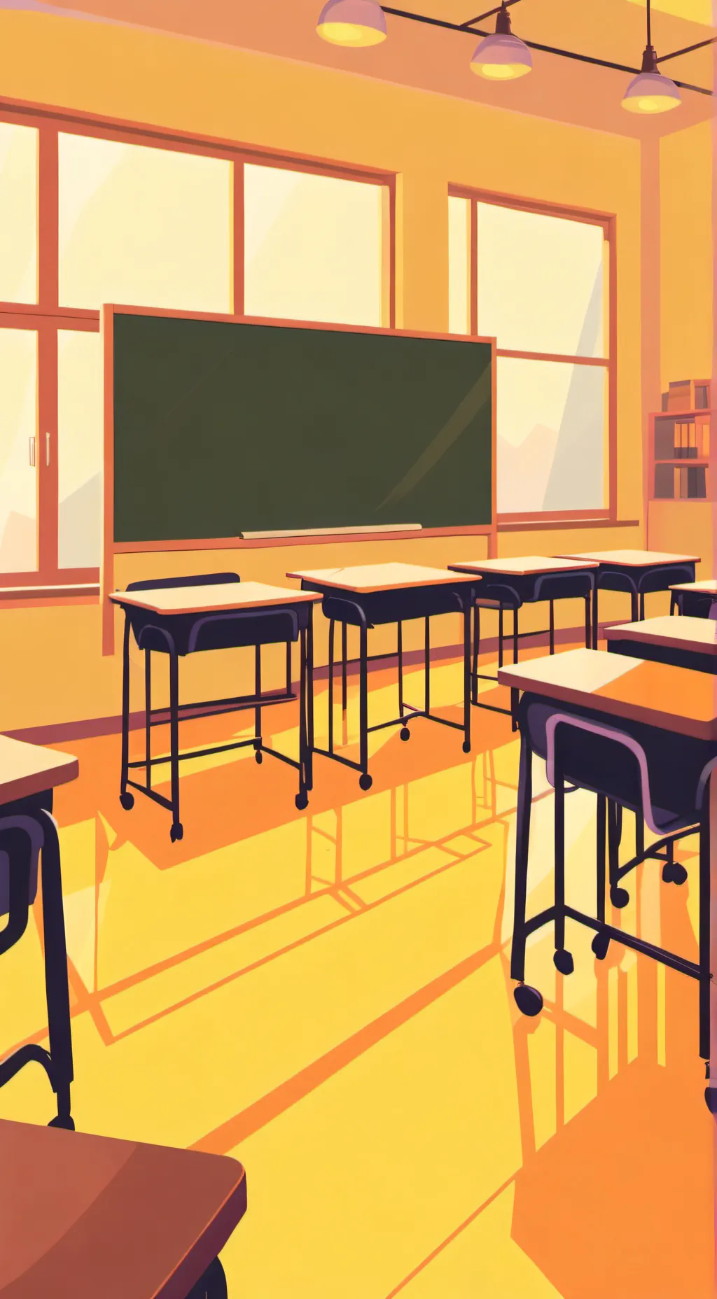 ai character: HH middle school!  background