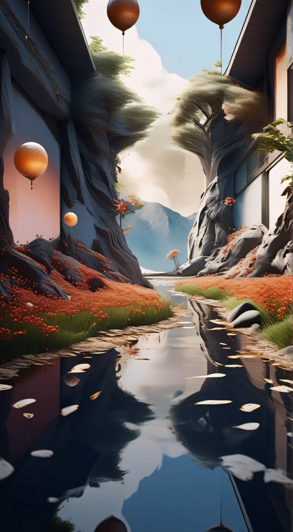 ai character: New rework TV woma background