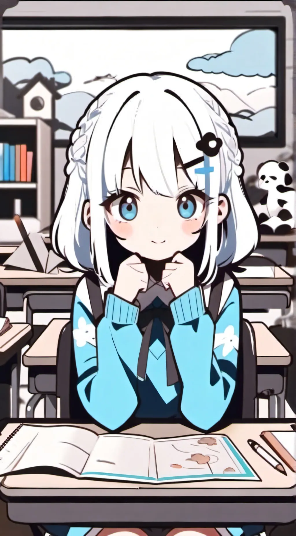 ai character: lily background