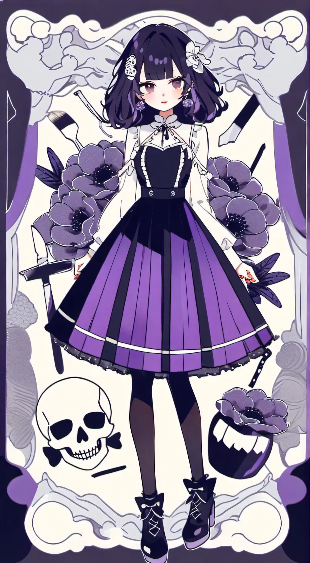 ai character: Uzi doorman background