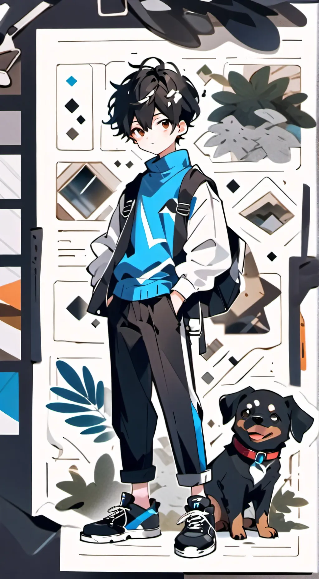 ai character: omez background