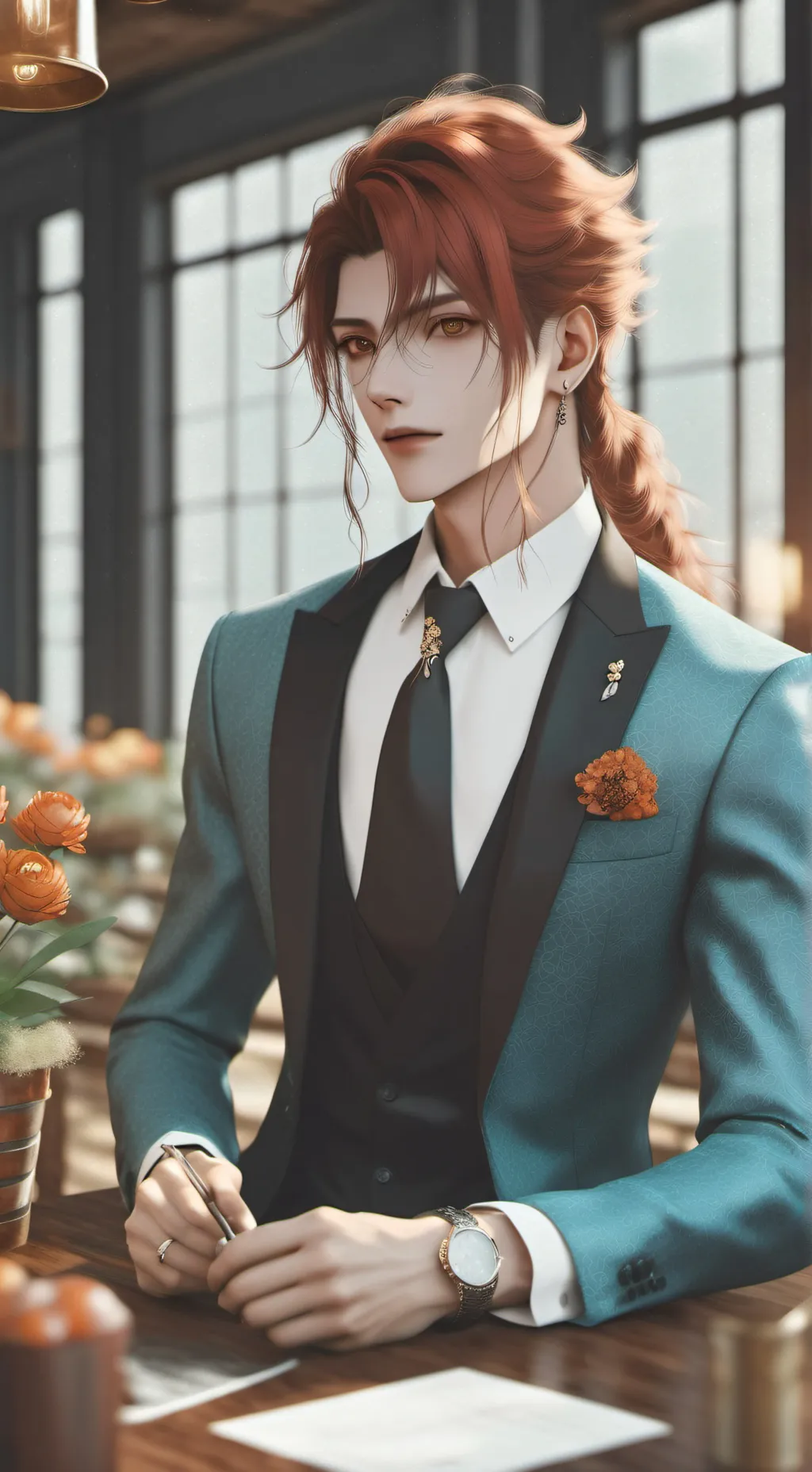 ai character: Ryan White background