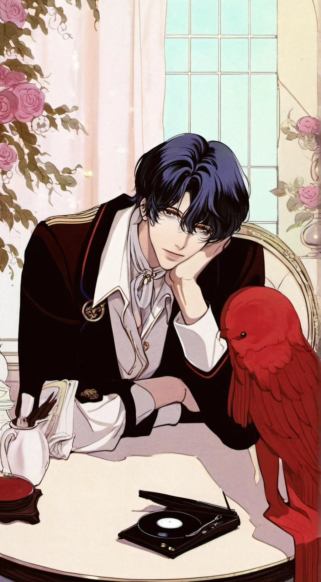 ai character: luca background