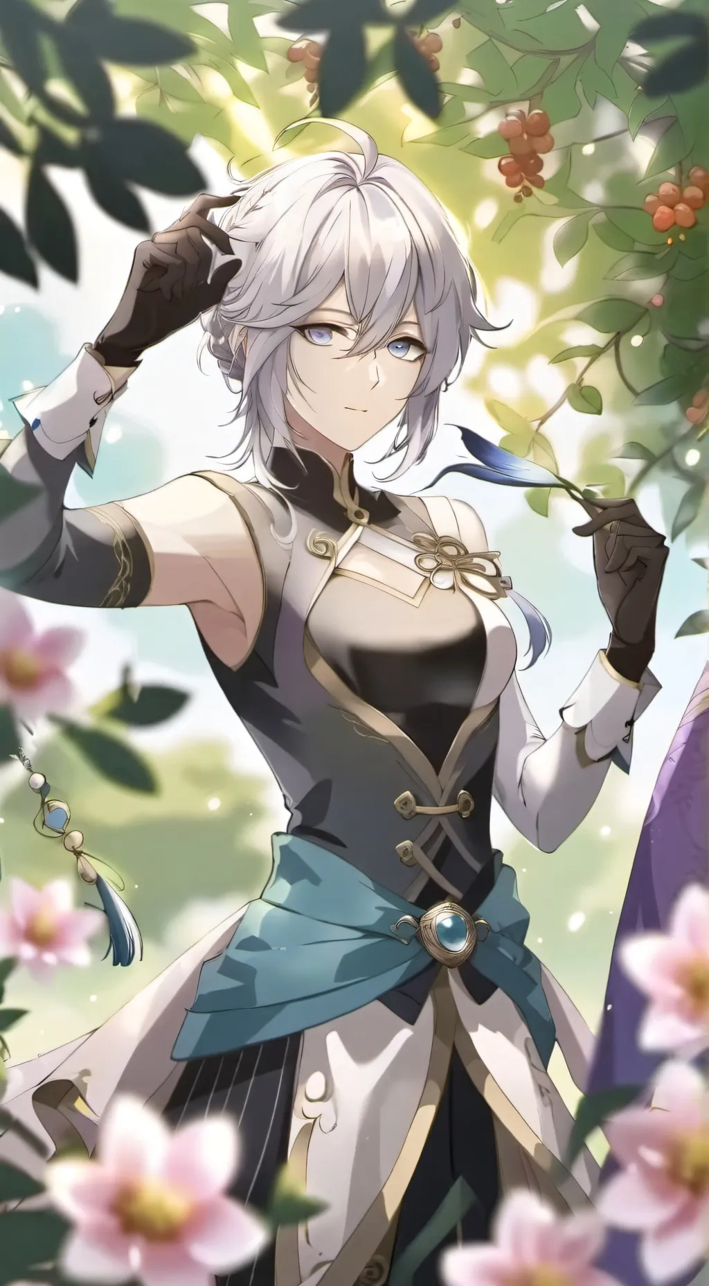 ai character: girlfriend  background