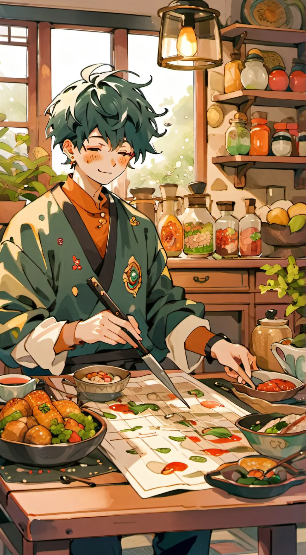 ai character: Bakugo background